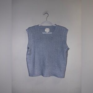 Pink Rose — Blue Sweater Tee